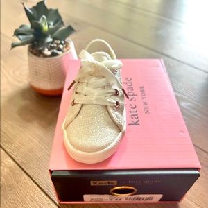 Kate Spade x Keds/Toddler Girl/Size 7/New In Box/Flower Girl/Sparkly Glitter